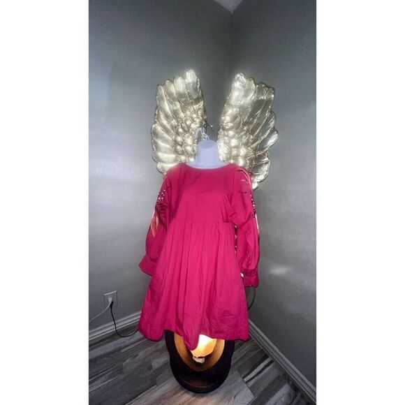 Free People Mini Obsessions Embroidered Long Sleeve Pockets X-Small - Picture 5 of 16